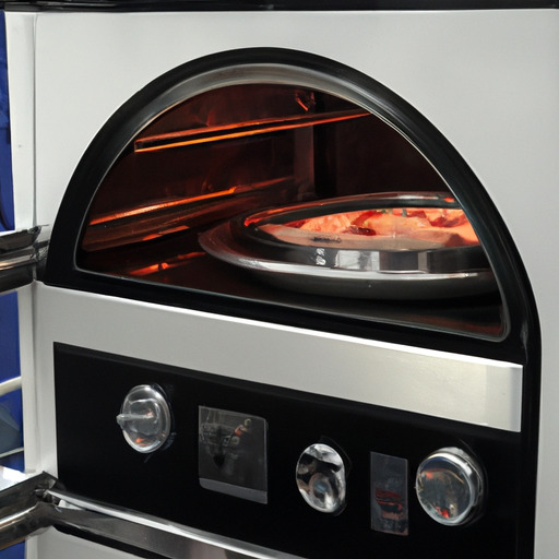 3. תמונה של תנור פיצה חשמלי מודרני, המדגימה את ההתקדמות האחרונה בטכנולוגיית תנור פיצה.